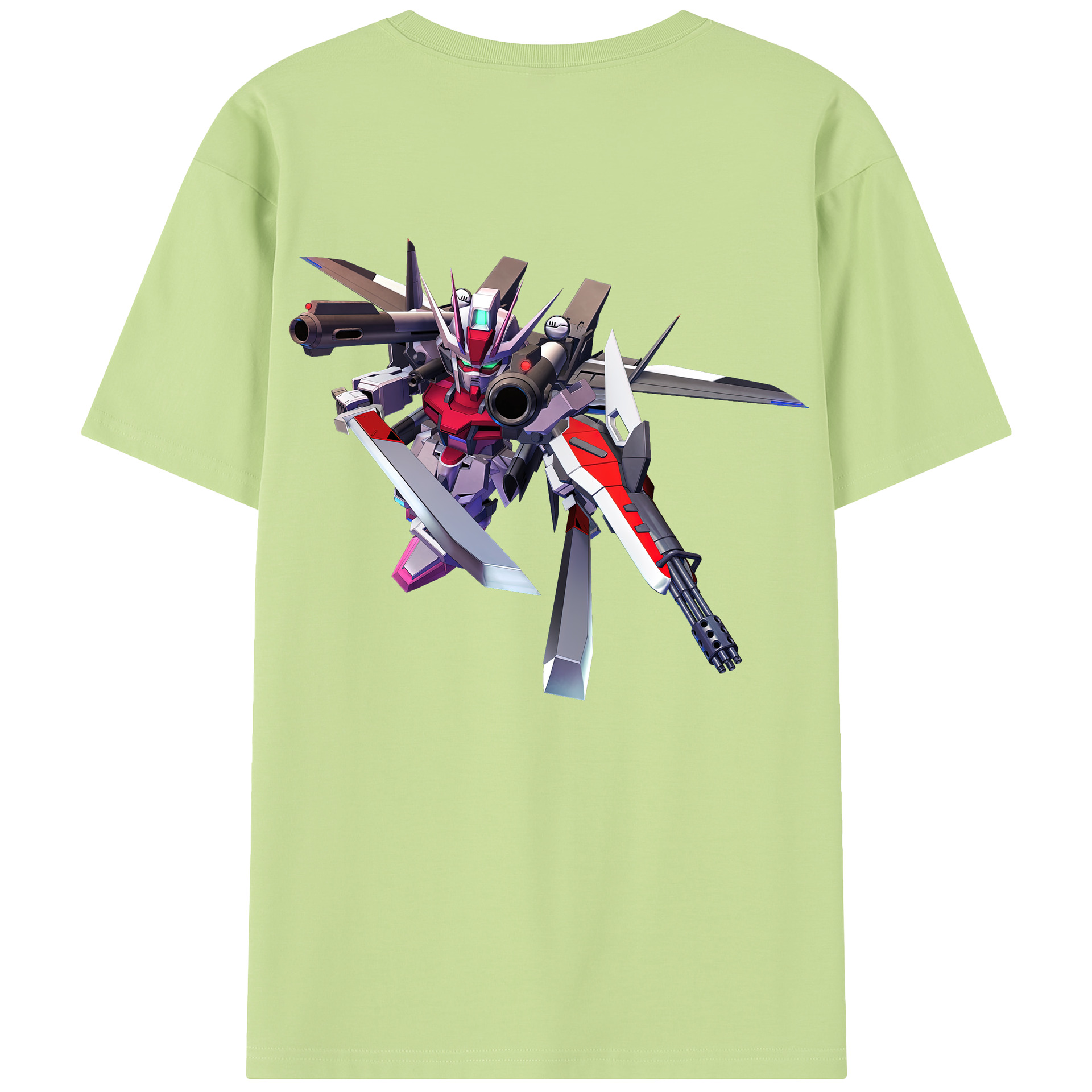 （画像用） 機動戦士ガンダム Mobile Suit Gundam 綿100％半袖Tシャツ（背面プリント）